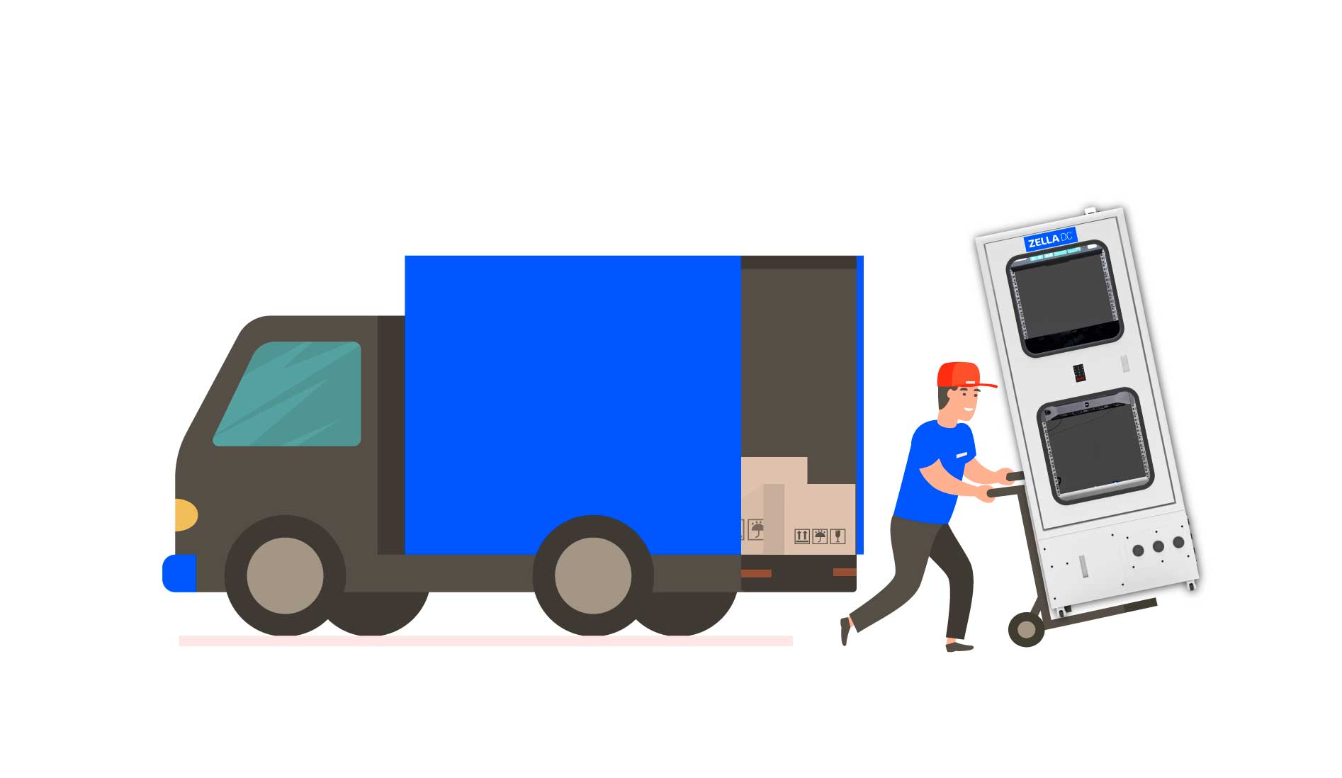 moving | delivery | Zella DC | HiSeis | Zella Pro | Portable | Scalable
