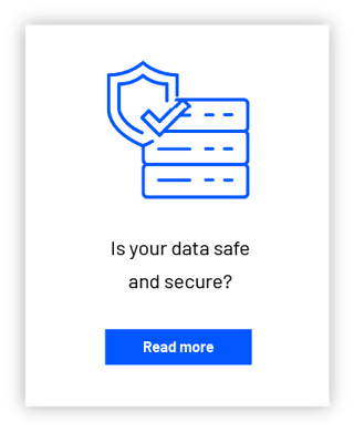 Is your data safe and secure?
