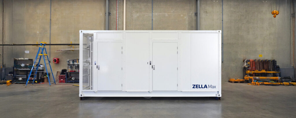 Zella Max modular data centre in warehouse environment